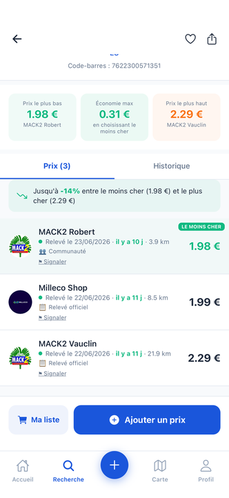 Scanner de code-barres